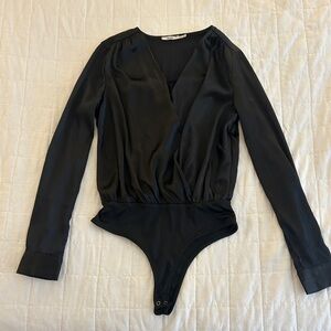 Black Long Sleeve Bodysuit